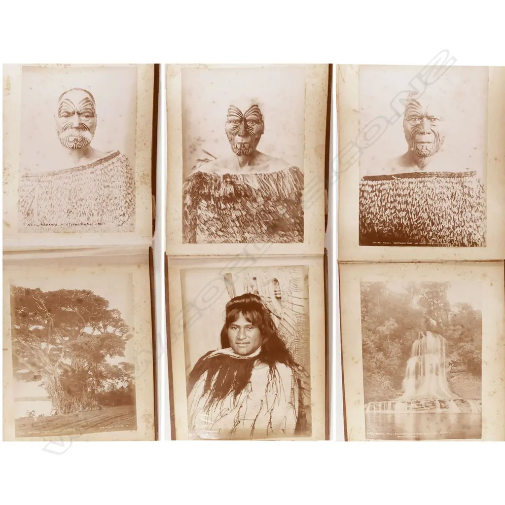 A 19thC album of forty-eight mainly Burton Brothers black and white photographs, Image 1++